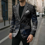 Carlton Blues Blazer Urban Graffiti Street Art - Bold Abstract Spray Paint