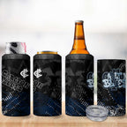 Carlton Blues 4 in 1 Can Cooler Tumbler Urban Graffiti Street Art - Bold Abstract Spray Paint