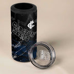 Carlton Blues 4 in 1 Can Cooler Tumbler Urban Graffiti Street Art - Bold Abstract Spray Paint