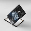 Carlton Blues Canvas Wall Art Urban Graffiti Street Art - Bold Abstract Spray Paint