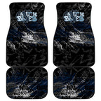 Carlton Blues Car Mats Urban Graffiti Street Art - Bold Abstract Spray Paint