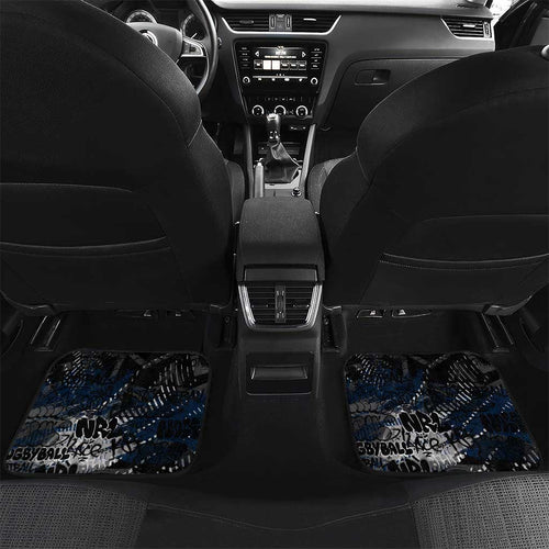 Carlton Blues Car Mats Urban Graffiti Street Art - Bold Abstract Spray Paint