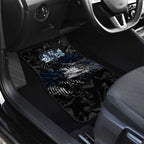 Carlton Blues Car Mats Urban Graffiti Street Art - Bold Abstract Spray Paint