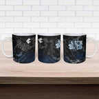 Carlton Blues Ceramic Mug Urban Graffiti Street Art - Bold Abstract Spray Paint
