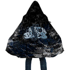 Carlton Blues Cloak Urban Graffiti Street Art - Bold Abstract Spray Paint
