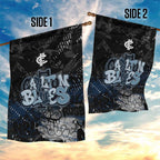 Carlton Blues Garden Flag Urban Graffiti Street Art - Bold Abstract Spray Paint