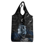 Carlton Blues Grocery Bag Urban Graffiti Street Art - Bold Abstract Spray Paint