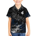 Carlton Blues Kid Hawaiian Shirt Urban Graffiti Street Art - Bold Abstract Spray Paint