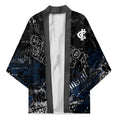 Carlton Blues Kimono Urban Graffiti Street Art - Bold Abstract Spray Paint