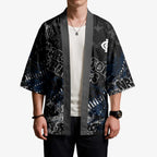 Carlton Blues Kimono Urban Graffiti Street Art - Bold Abstract Spray Paint