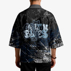 Carlton Blues Kimono Urban Graffiti Street Art - Bold Abstract Spray Paint