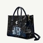 Carlton Blues Leather Bag Urban Graffiti Street Art - Bold Abstract Spray Paint