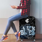 Carlton Blues Luggage Cover Urban Graffiti Street Art - Bold Abstract Spray Paint