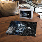 Carlton Blues Puzzle Urban Graffiti Street Art - Bold Abstract Spray Paint