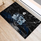 Carlton Blues Rubber Doormat Urban Graffiti Street Art - Bold Abstract Spray Paint