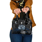 Carlton Blues Shoulder Handbag Urban Graffiti Street Art - Bold Abstract Spray Paint
