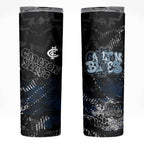 Carlton Blues Skinny Tumbler Urban Graffiti Street Art - Bold Abstract Spray Paint