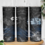 Carlton Blues Skinny Tumbler Urban Graffiti Street Art - Bold Abstract Spray Paint