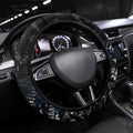 Carlton Blues Steering Wheel Cover Urban Graffiti Street Art - Bold Abstract Spray Paint