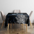 Carlton Blues Tablecloth Urban Graffiti Street Art - Bold Abstract Spray Paint