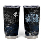 Carlton Blues Tumbler Cup Urban Graffiti Street Art - Bold Abstract Spray Paint