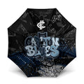 Carlton Blues Umbrella Urban Graffiti Street Art - Bold Abstract Spray Paint