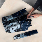 Carlton Blues Umbrella Urban Graffiti Street Art - Bold Abstract Spray Paint