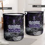 Fremantle Dockers Laundry Basket Urban Graffiti Street Art - Bold Abstract Spray Paint