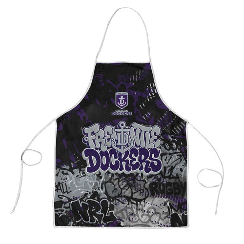 Fremantle Dockers Apron Urban Graffiti Street Art - Bold Abstract Spray Paint