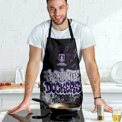 Fremantle Dockers Apron Urban Graffiti Street Art - Bold Abstract Spray Paint