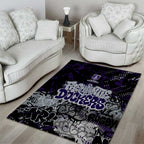 Fremantle Dockers Area Rug Urban Graffiti Street Art - Bold Abstract Spray Paint