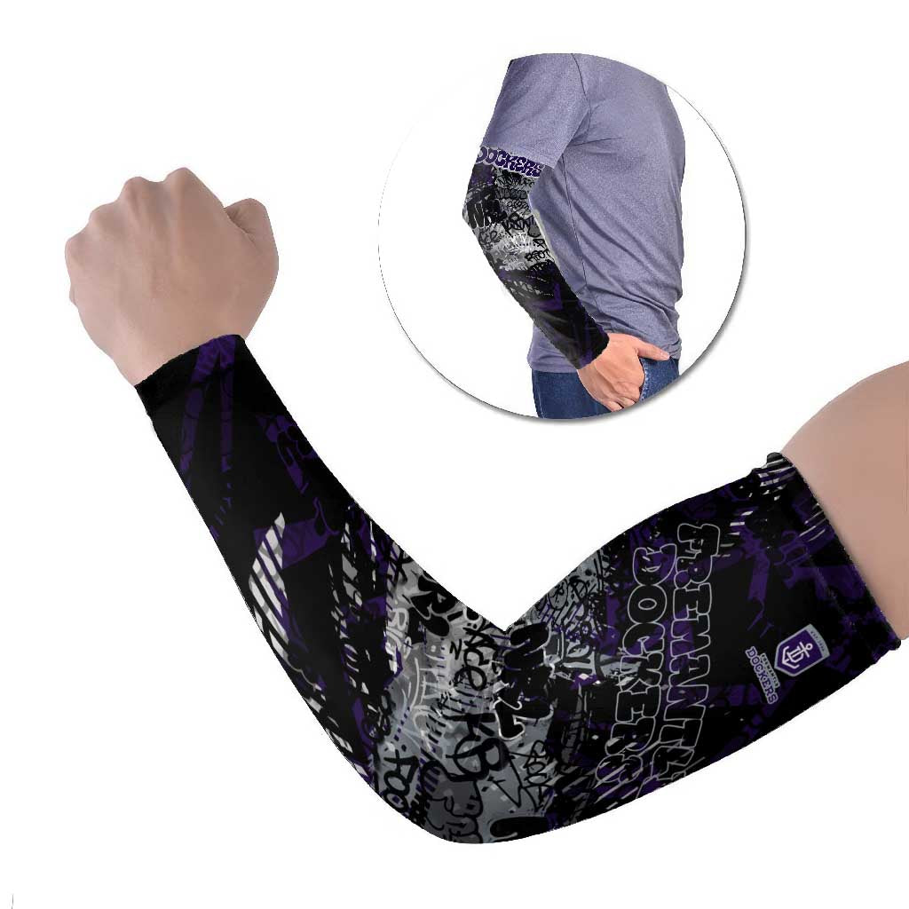 Fremantle Dockers Arm Sleeves Urban Graffiti Street Art - Bold Abstract Spray Paint