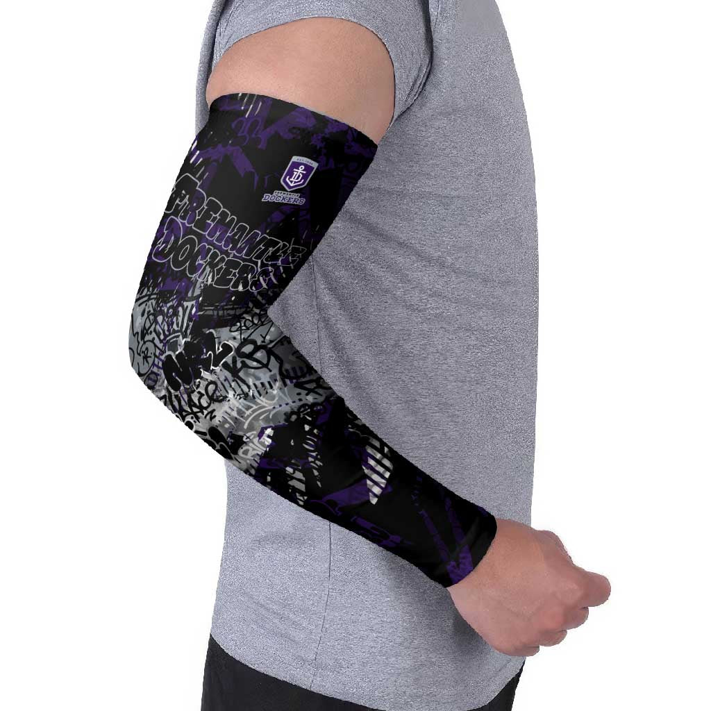 Fremantle Dockers Arm Sleeves Urban Graffiti Street Art - Bold Abstract Spray Paint