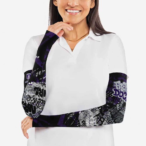 Fremantle Dockers Arm Sleeves Urban Graffiti Street Art - Bold Abstract Spray Paint