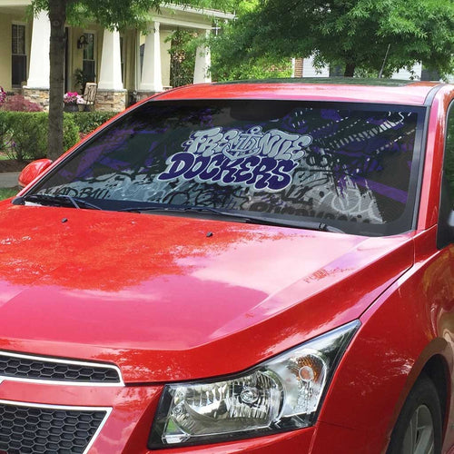 Fremantle Dockers Auto Sun Shade Urban Graffiti Street Art - Bold Abstract Spray Paint