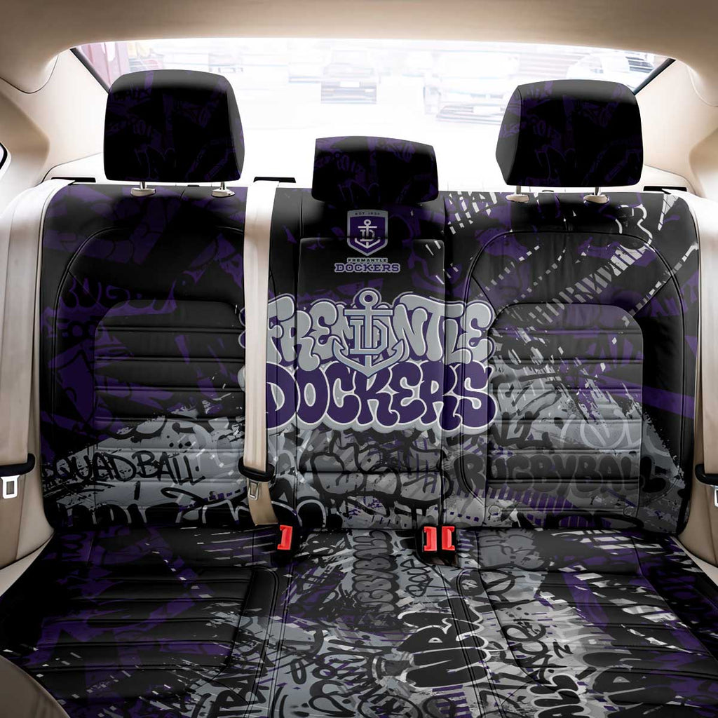 Fremantle Dockers Back Car Seat Cover Urban Graffiti Street Art - Bold Abstract Spray Paint