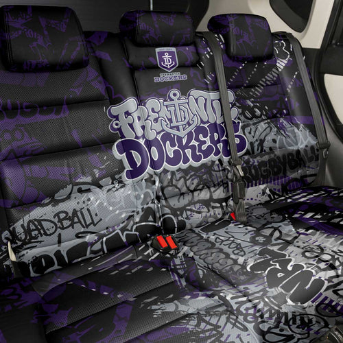 Fremantle Dockers Back Car Seat Cover Urban Graffiti Street Art - Bold Abstract Spray Paint