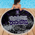Fremantle Dockers Beach Blanket Urban Graffiti Street Art - Bold Abstract Spray Paint