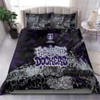Fremantle Dockers Bedding Set Urban Graffiti Street Art - Bold Abstract Spray Paint
