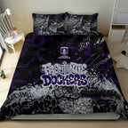 Fremantle Dockers Bedding Set Urban Graffiti Street Art - Bold Abstract Spray Paint