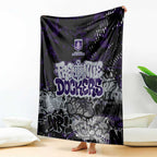 Fremantle Dockers Blanket Urban Graffiti Street Art - Bold Abstract Spray Paint