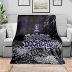 Fremantle Dockers Blanket Urban Graffiti Street Art - Bold Abstract Spray Paint