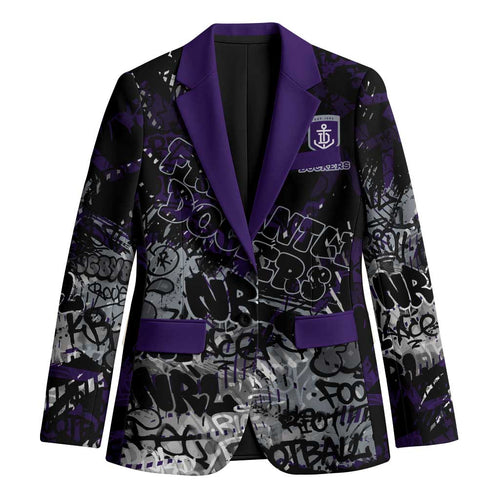 Fremantle Dockers Blazer Urban Graffiti Street Art - Bold Abstract Spray Paint