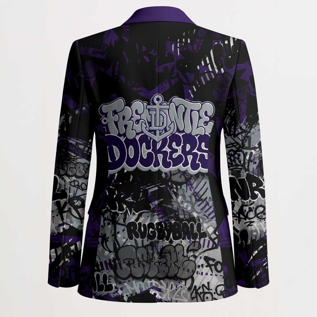 Fremantle Dockers Blazer Urban Graffiti Street Art - Bold Abstract Spray Paint