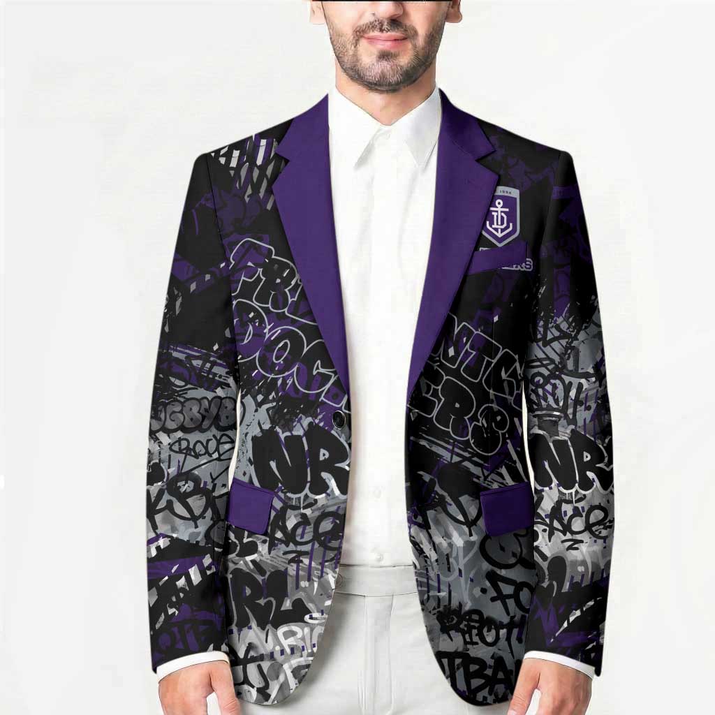 Fremantle Dockers Blazer Urban Graffiti Street Art - Bold Abstract Spray Paint