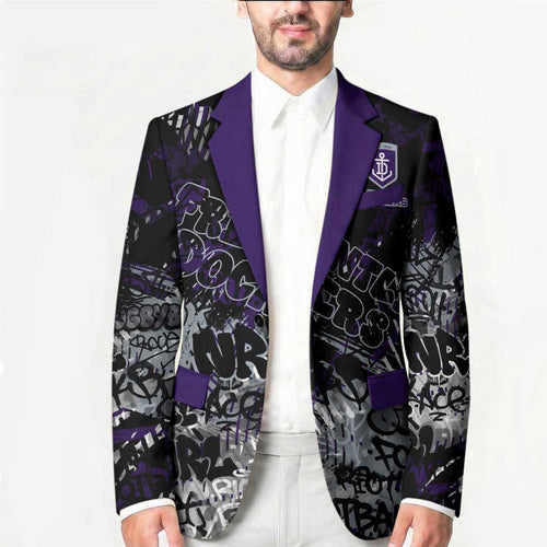 Fremantle Dockers Blazer Urban Graffiti Street Art - Bold Abstract Spray Paint