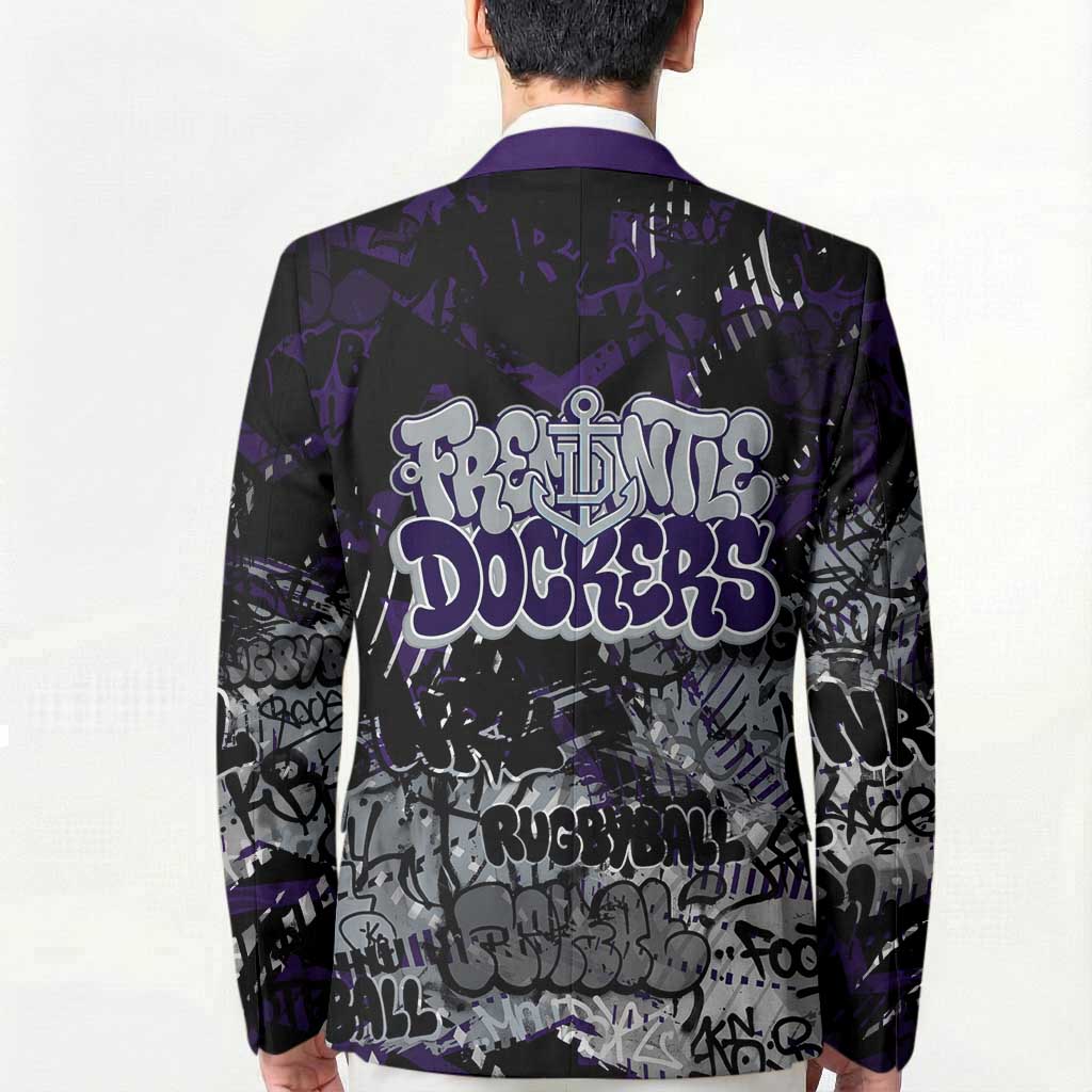 Fremantle Dockers Blazer Urban Graffiti Street Art - Bold Abstract Spray Paint