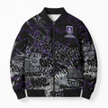 Fremantle Dockers Bomber Puffer Jacket Urban Graffiti Street Art - Bold Abstract Spray Paint