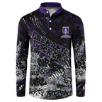 Fremantle Dockers Button Sweatshirt Urban Graffiti Street Art - Bold Abstract Spray Paint