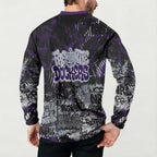Fremantle Dockers Button Sweatshirt Urban Graffiti Street Art - Bold Abstract Spray Paint